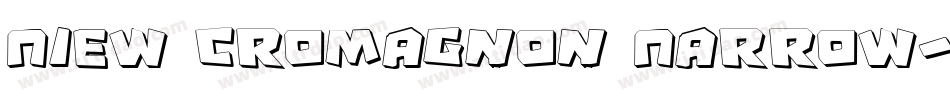 Niew CroMagnon Narrow字体转换